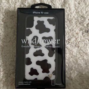 Wildflower iPhone XR cow case